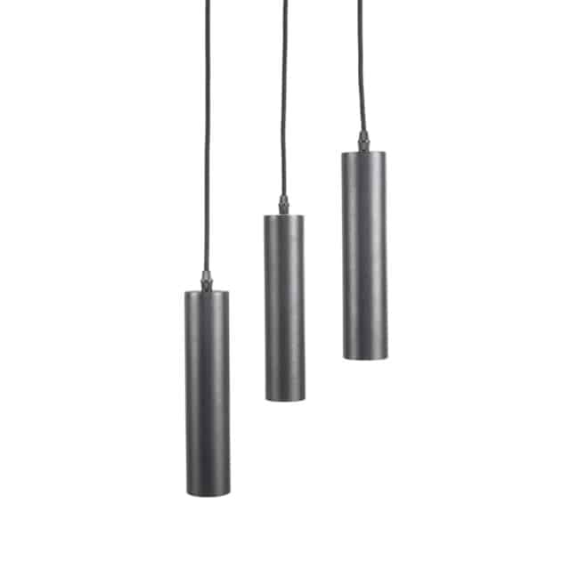 Hanglamp Ferroli 8211 Zwart 8211 Metaal 8211 3 Lichts