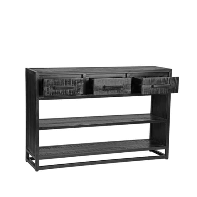 Sidetable Chili 8211 Zwart 8211 Mangohout