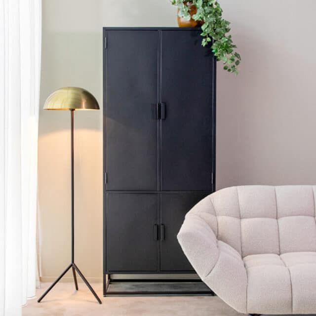 Bergkast Luff 8211 Zwart 8211 Metaal