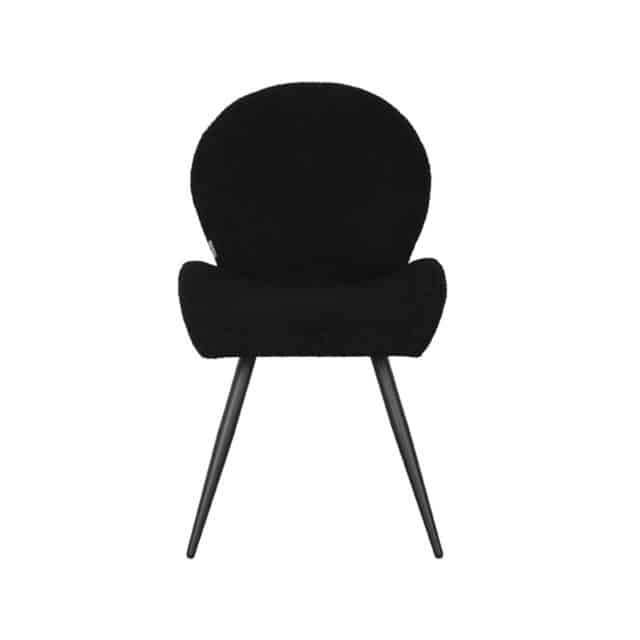Eetkamerstoel Sky 8211 Zwart Teddy Minimale Bestelling 2 Stuks