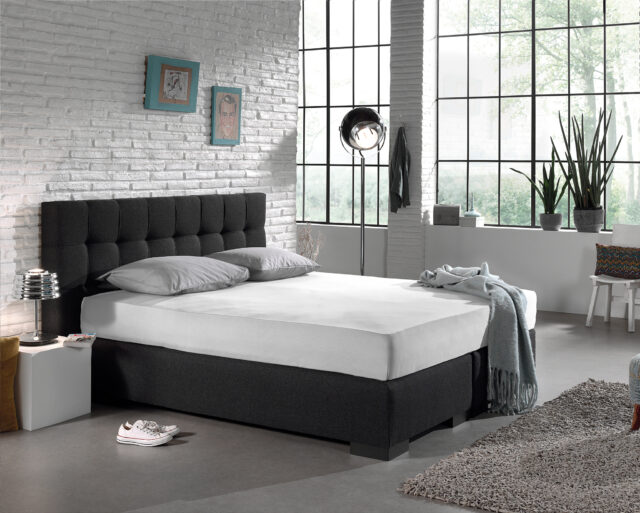 Enkel Jersey 135 Gr Hoeslaken Wit 160 180 X 200