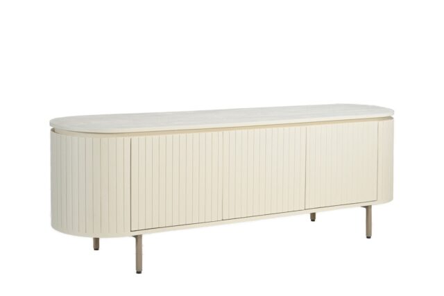 Dressoir Patou 8211 Beige Hardhout 8211 170 Cm