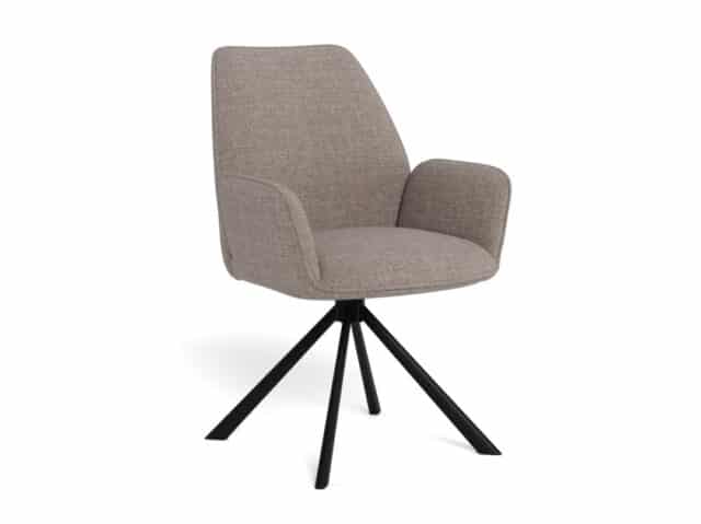 Eetkamerstoel Glenda 8211 Stof Basel Lichtgrijs Minimale Bestelling 2 Stuks