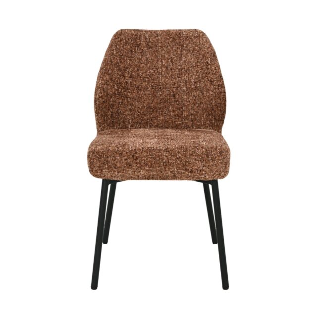 Eetkamerstoel Tess 8211 Stof Bordeaux 8211 Metaal Minimale Bestelling 2 Stuks