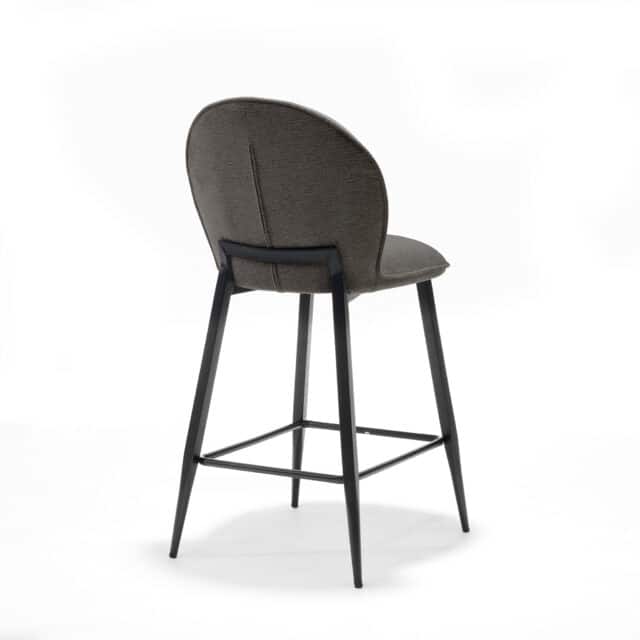 Barkruk Cuba 8211 Stof Aragon Antraciet 8211 Metaal