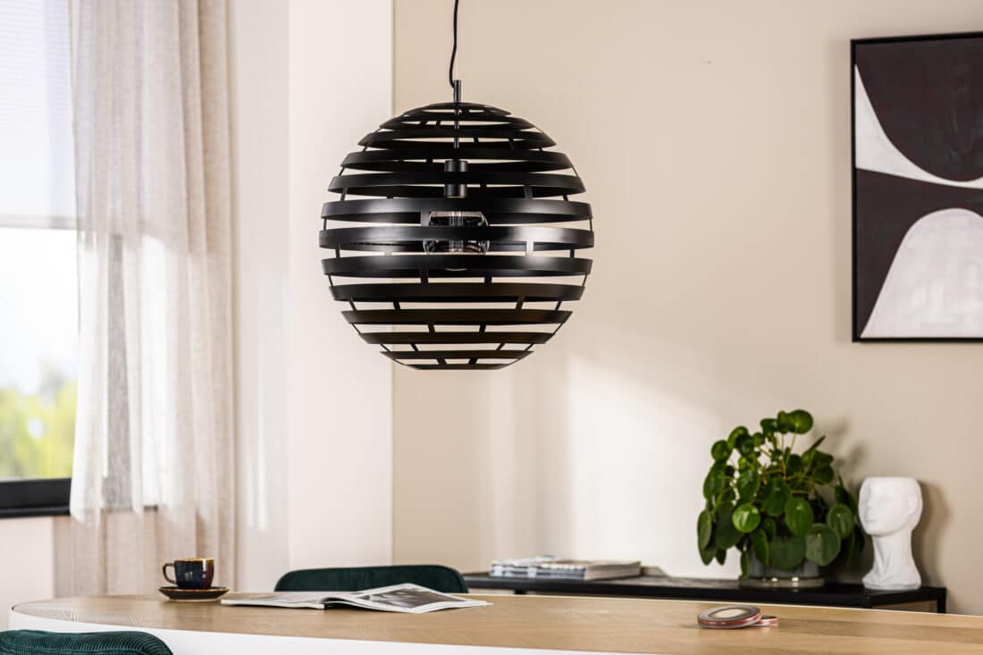 Hanglamp H340 8211 Zwart Mat Metaal 8211 50 Cm