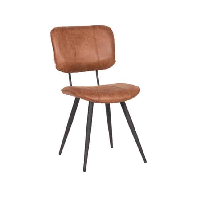 Eetkamerstoel Fos 8211 Cognac 8211 Leder Minimale Bestelling 2 Stuks
