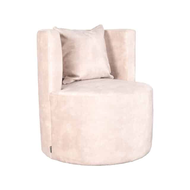 Fauteuil Evy 8211 Stof Naturel Velours