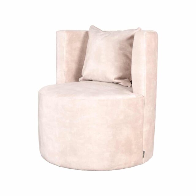 Fauteuil Evy 8211 Stof Naturel Velours