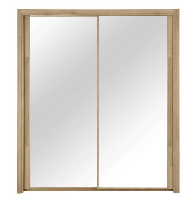 Linnenkast Cyrus 8211 Helvezia Eiken 8211 210 Cm 8211 Met 2 Schuifdeuren