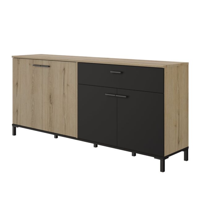 Dressoir Trust 8211 Kleur Chene Helvezia 8211 4 Deuren En 1 Lade