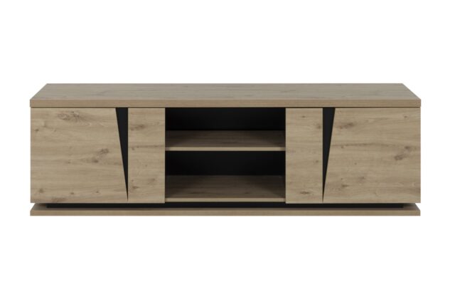 Tv Meubel Crack 8211 Chene Artisan 8211 Met 2 Deuren