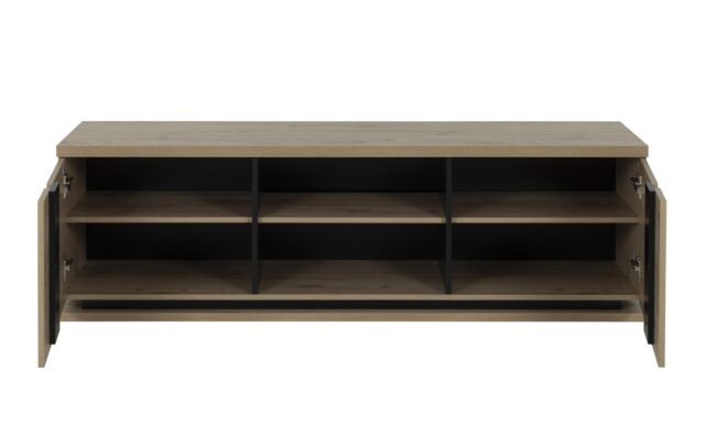 Tv Meubel Crack 8211 Chene Artisan 8211 Met 2 Deuren