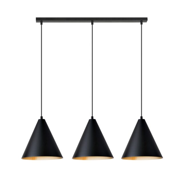 Hanglamp Rebel 8211 Zwart Goudkleur