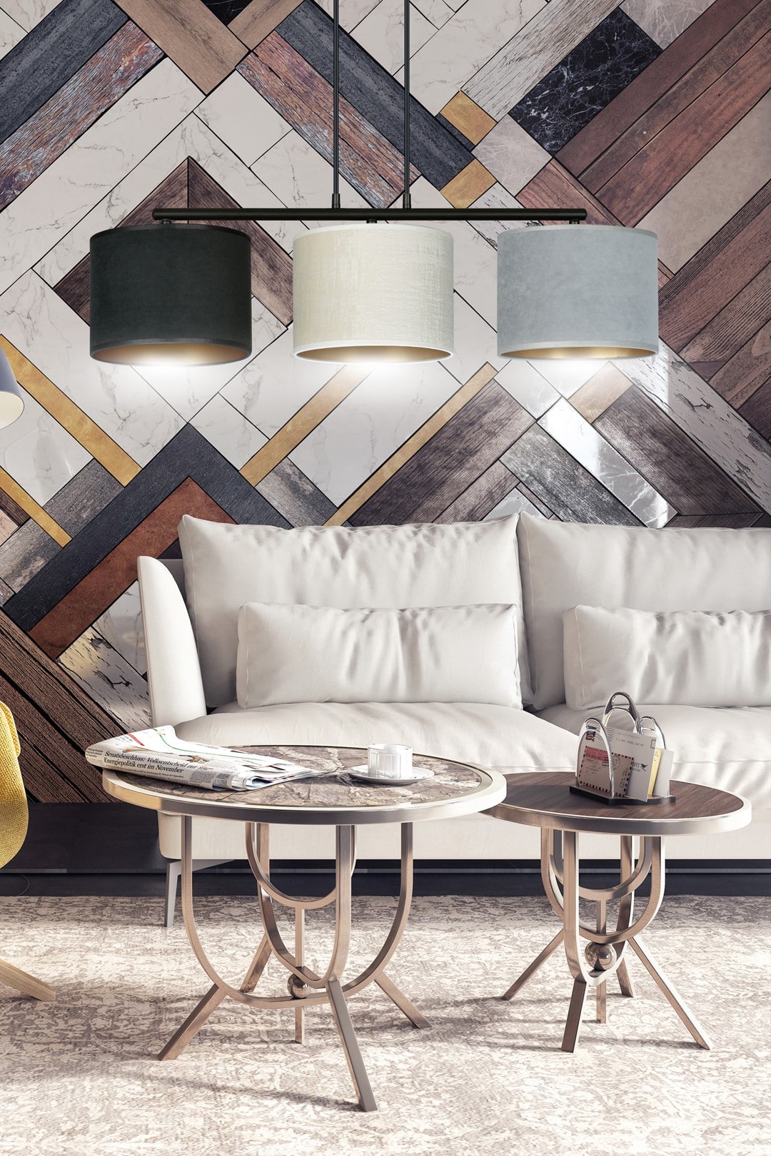 Hanglamp Hilde 8211 In Zwart Wit Grijs 8211 Stoffen Kap Hanglamp Hilde 8211 In Zwart Wit Grijs 8211 Stoffen Kap