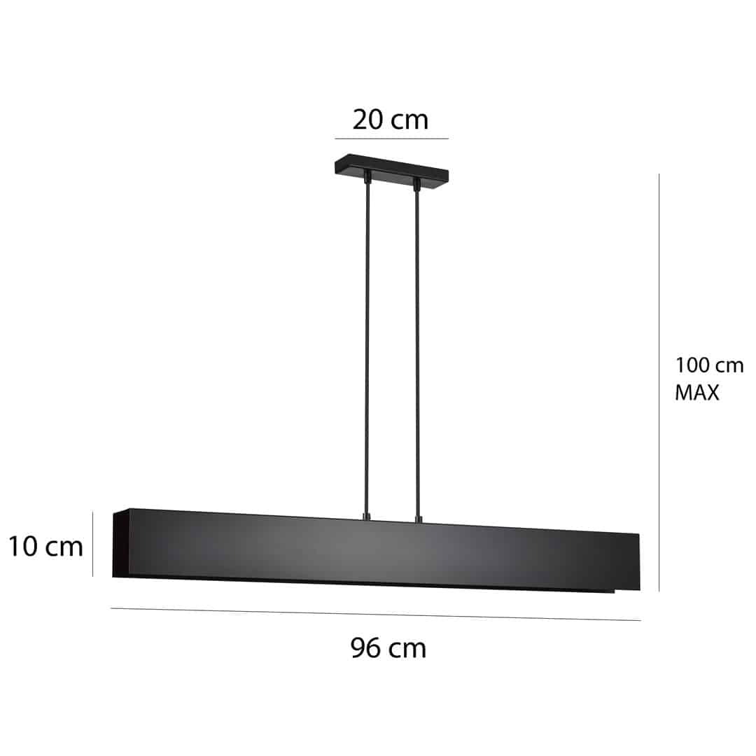 Hanglamp Gentor 8211 Zwart 8211 4 Lamps Hanglamp Gentor 8211 Zwart 8211 4 Lamps