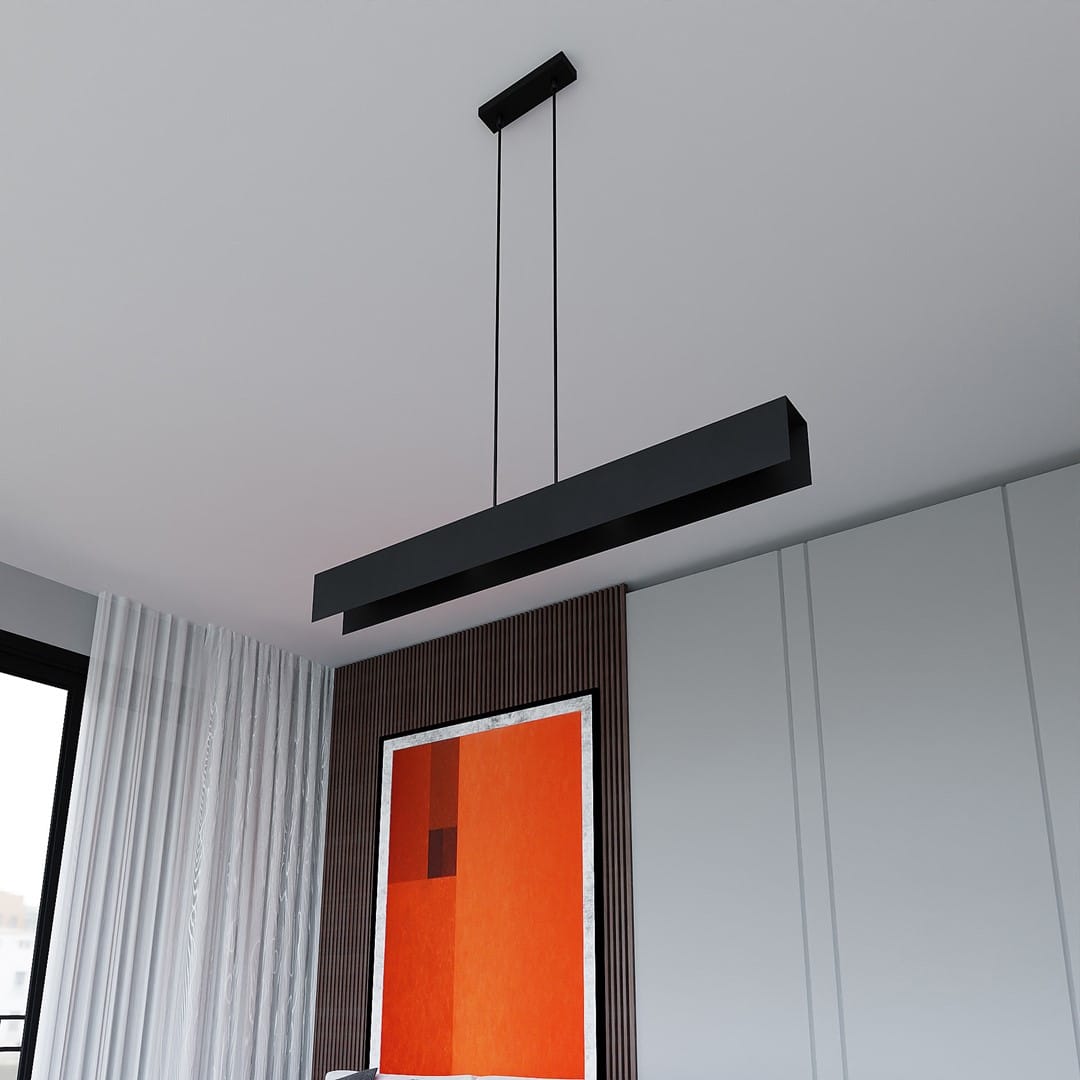 Hanglamp Gentor 8211 Zwart 8211 4 Lamps Hanglamp Gentor 8211 Zwart 8211 4 Lamps