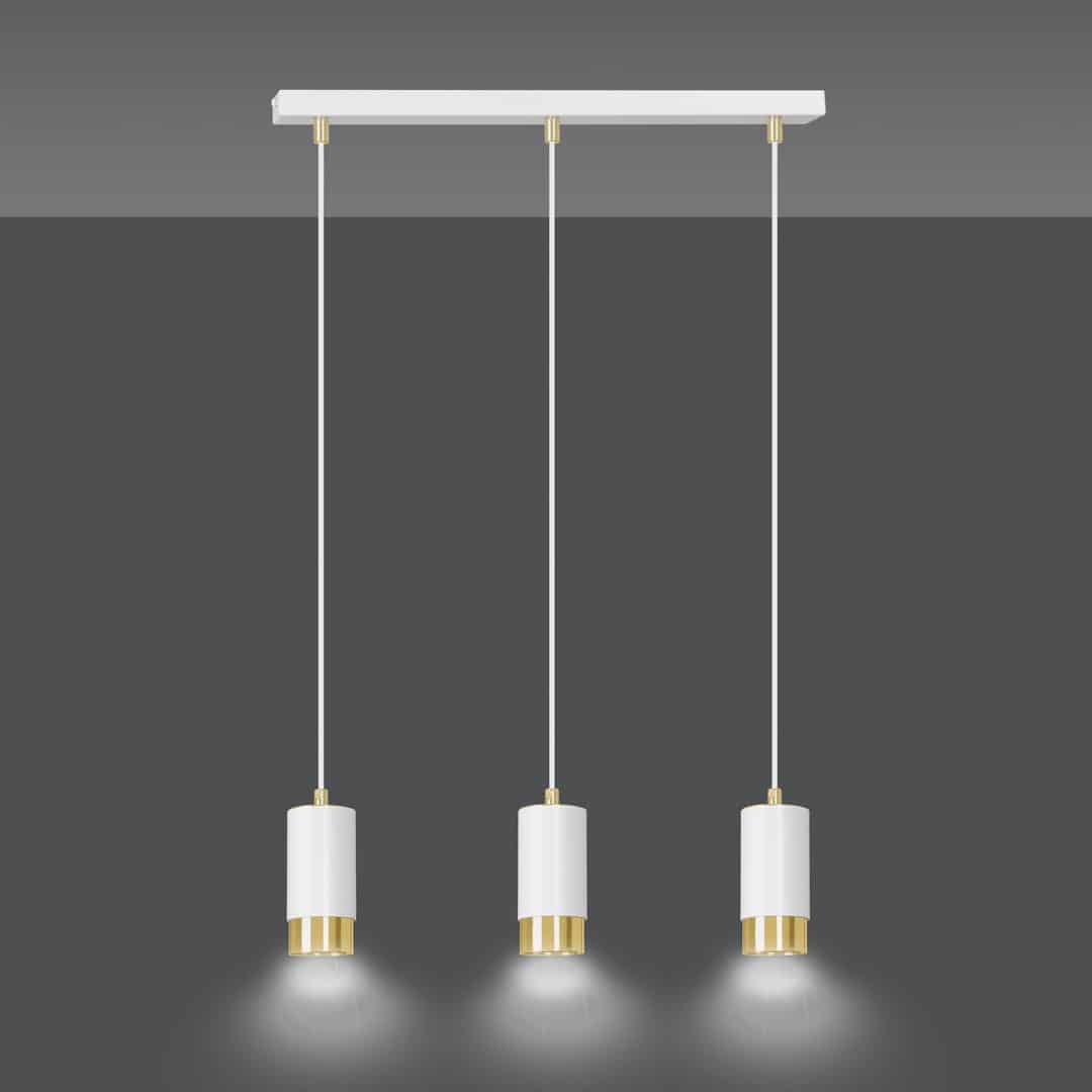 Hanglamp Fumiko 8211 Wit Goudkleur Hanglamp Fumiko 8211 Wit Goudkleur