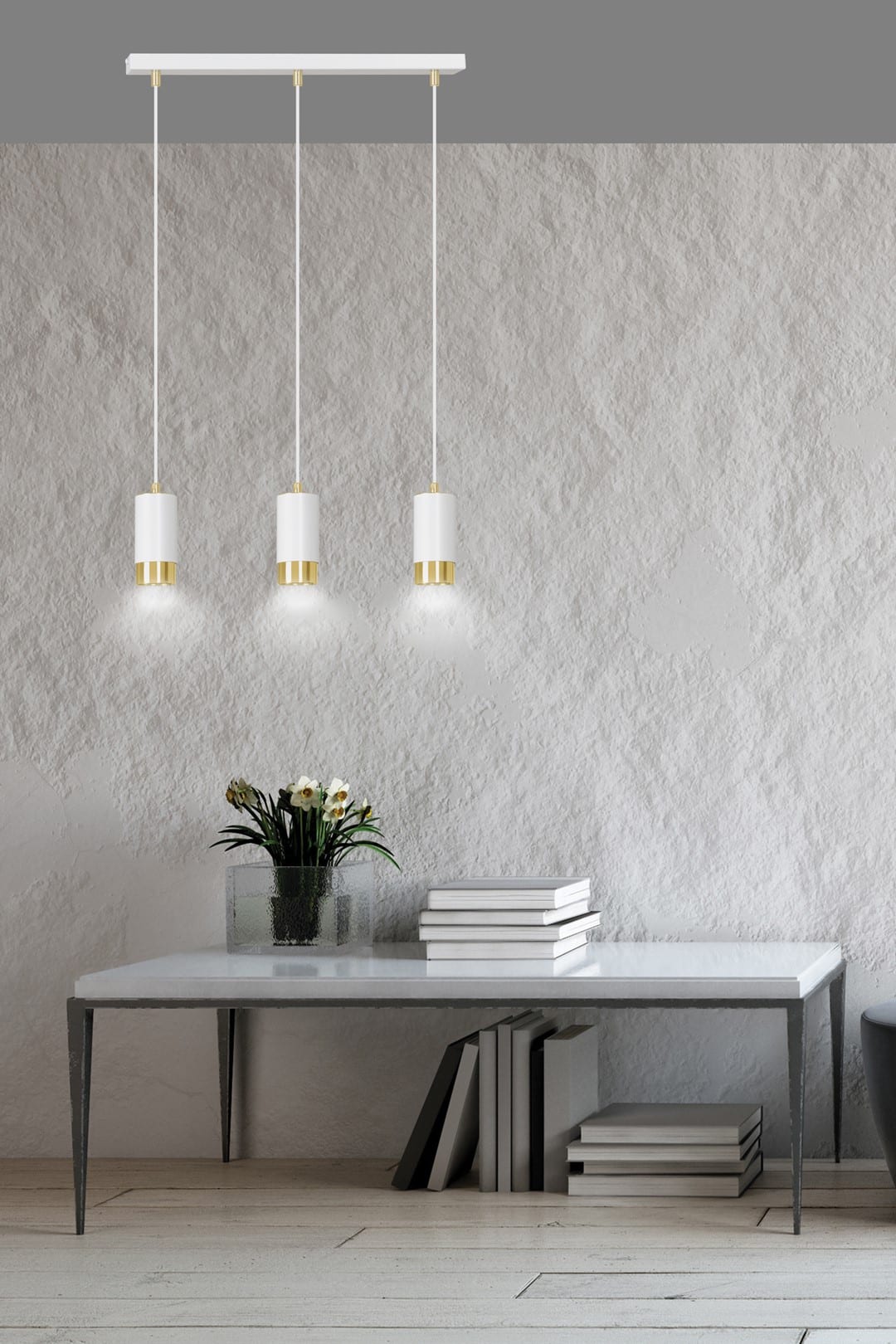 Hanglamp Fumiko 8211 Wit Goudkleur Hanglamp Fumiko 8211 Wit Goudkleur