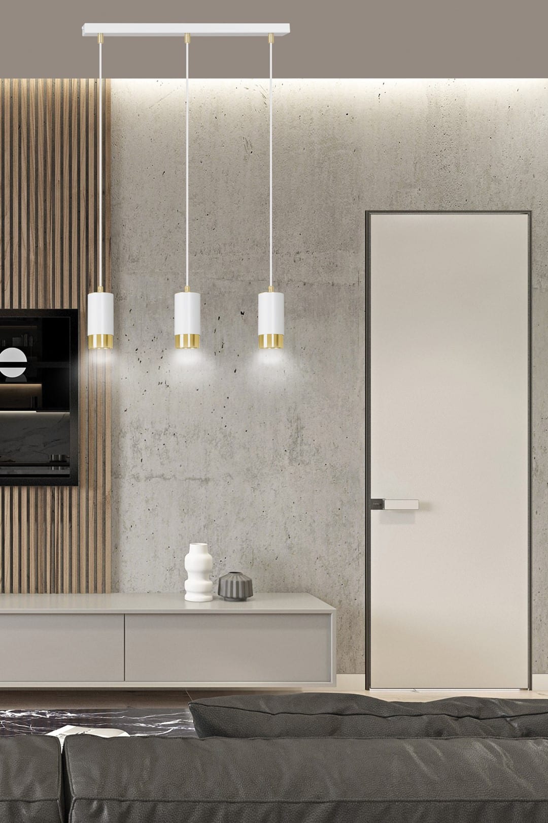 Hanglamp Fumiko 8211 Wit Goudkleur Hanglamp Fumiko 8211 Wit Goudkleur