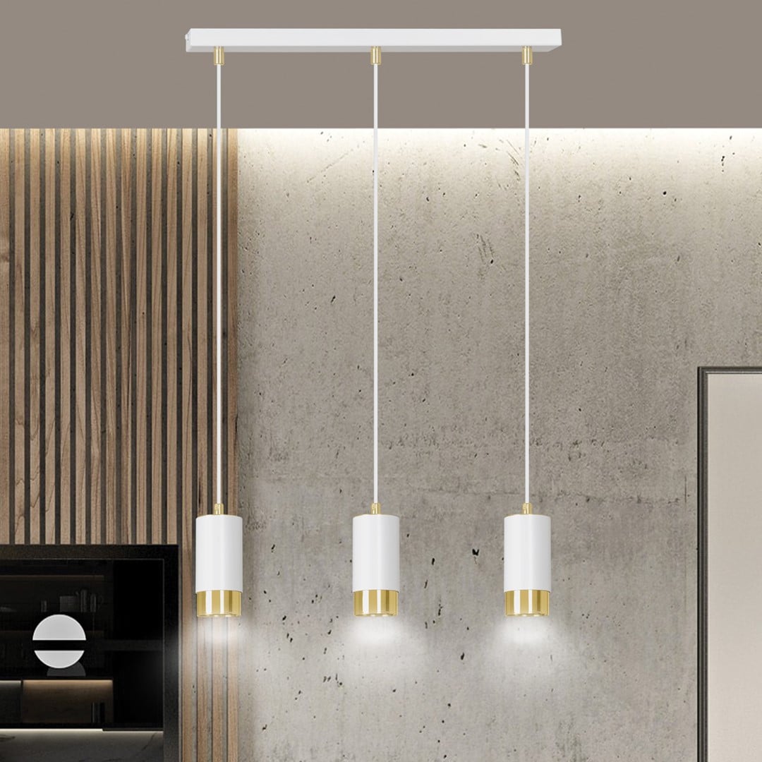 Hanglamp Fumiko 8211 Wit Goudkleur Hanglamp Fumiko 8211 Wit Goudkleur