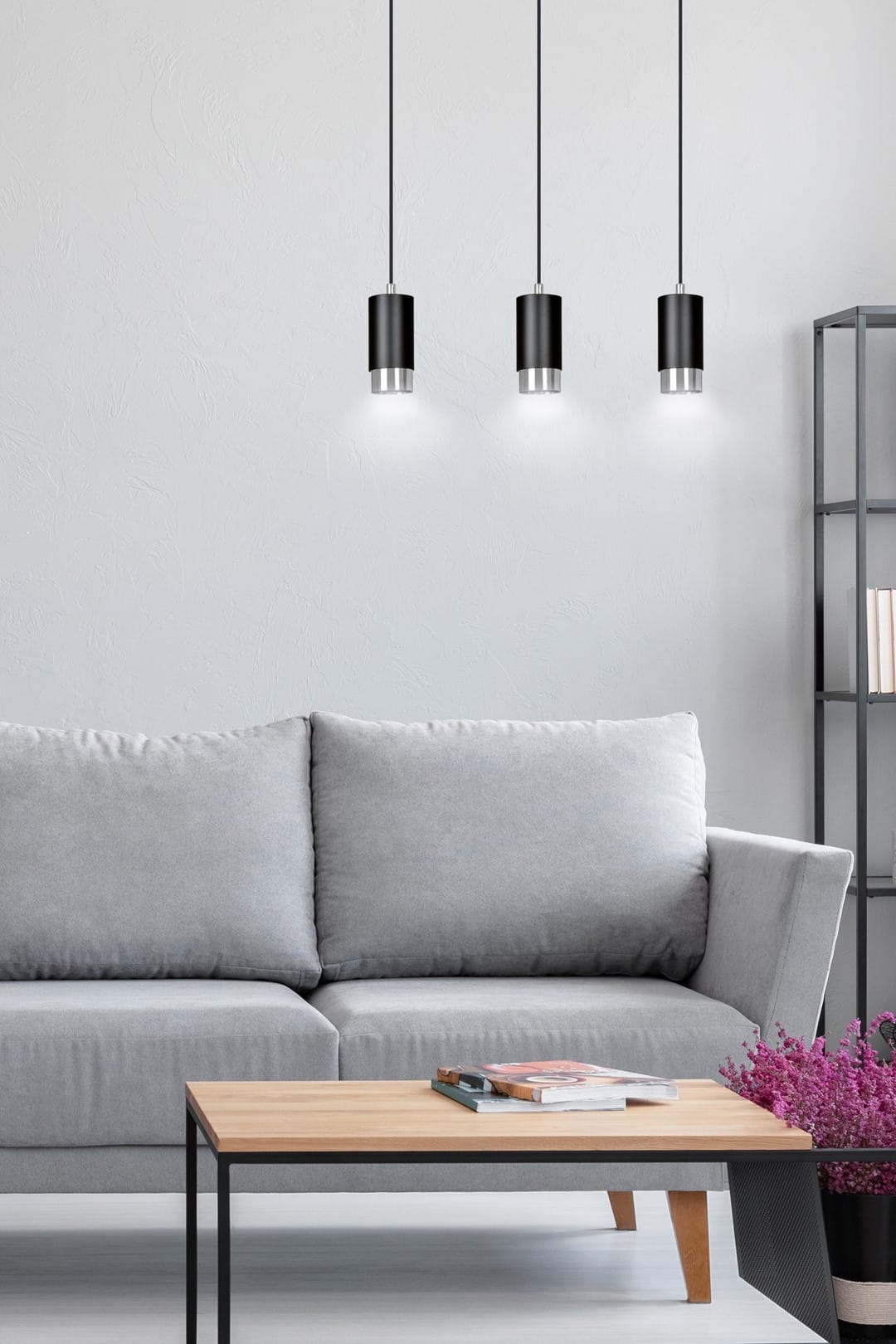 Hanglamp Fumiko 8211 Blauw Chroom Hanglamp Fumiko 8211 Blauw Chroom