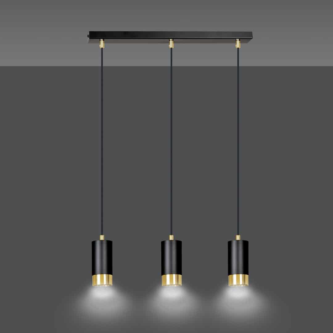 Hanglamp Fumiko 8211 Zwart Goudkleur Hanglamp Fumiko 8211 Zwart Goudkleur