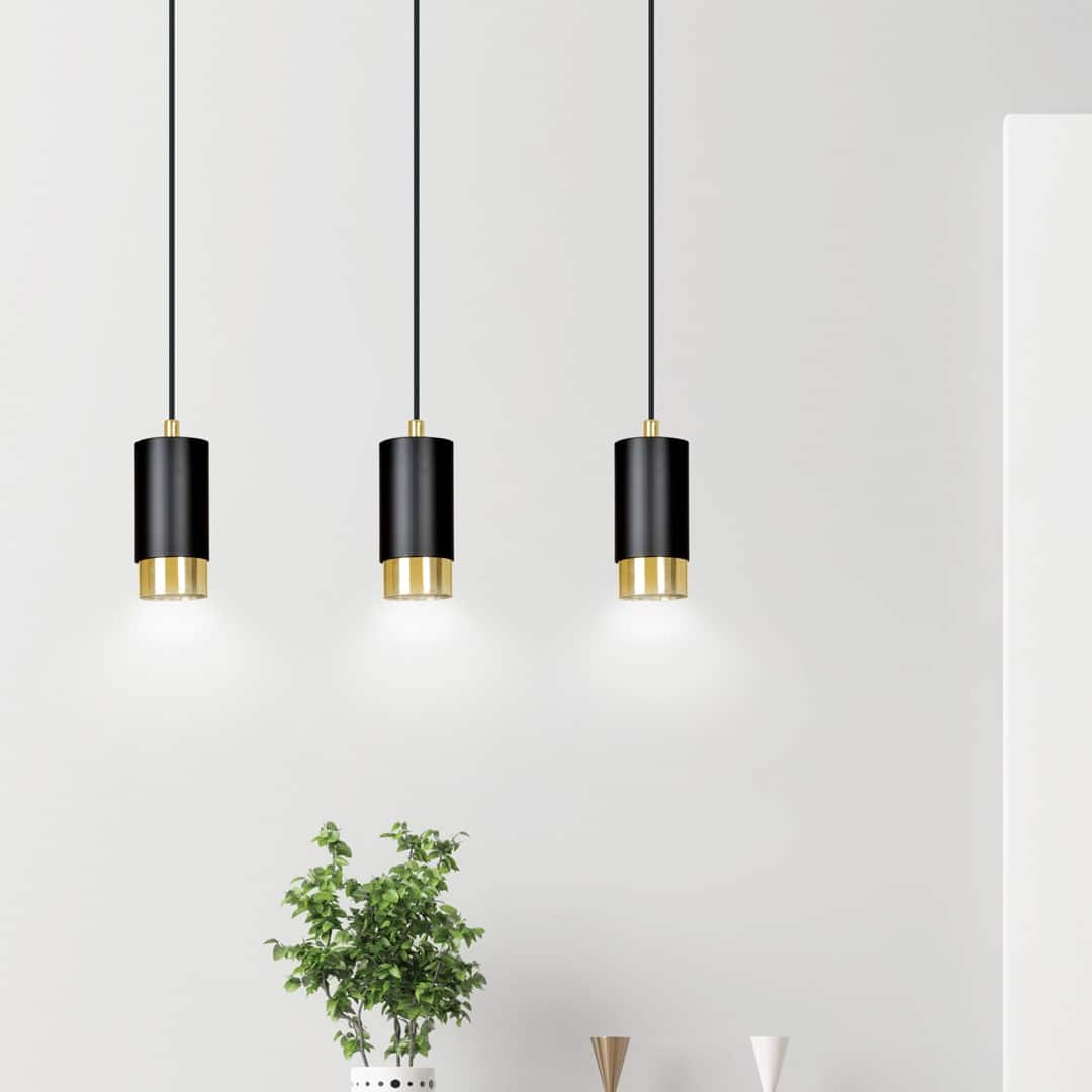 Hanglamp Fumiko 8211 Zwart Goudkleur Hanglamp Fumiko 8211 Zwart Goudkleur