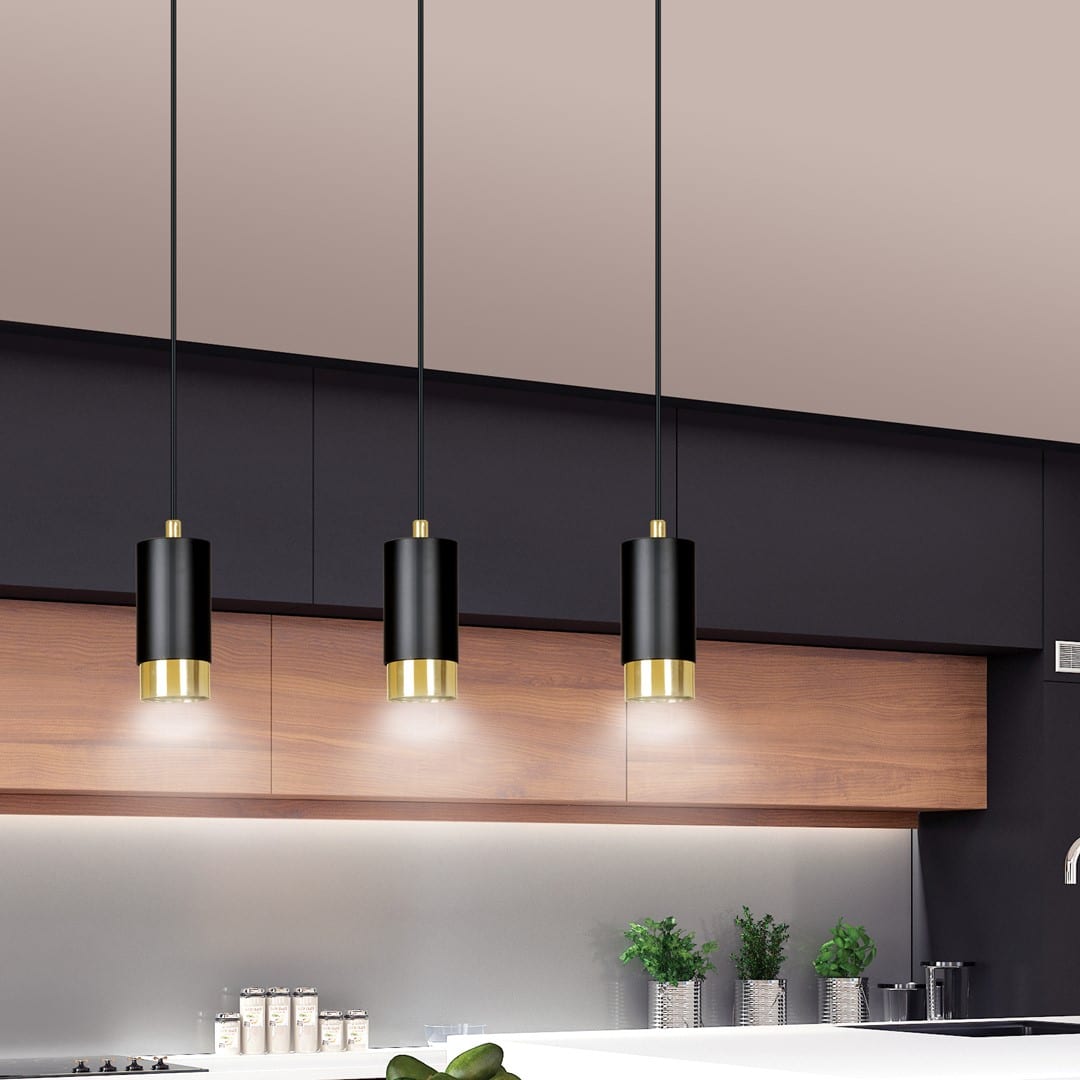 Hanglamp Fumiko 8211 Zwart Goudkleur Hanglamp Fumiko 8211 Zwart Goudkleur