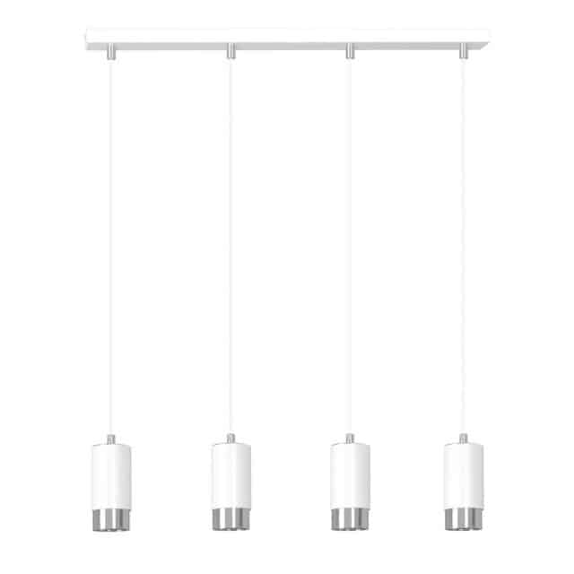 Hanglamp Fumiko 8211 Wit Chroom