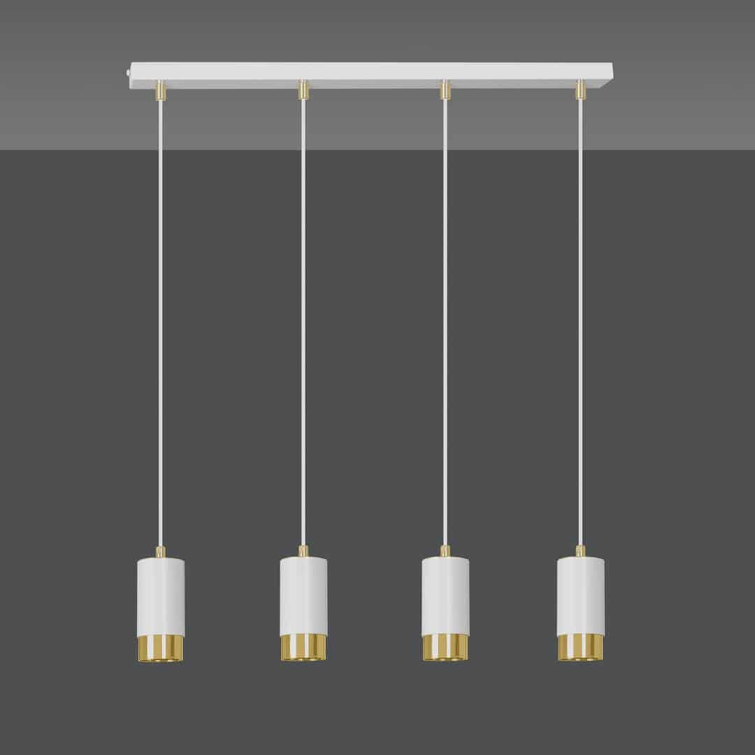 Hanglamp Fumiko 8211 Wit Goudkleur Hanglamp Fumiko 8211 Wit Goudkleur