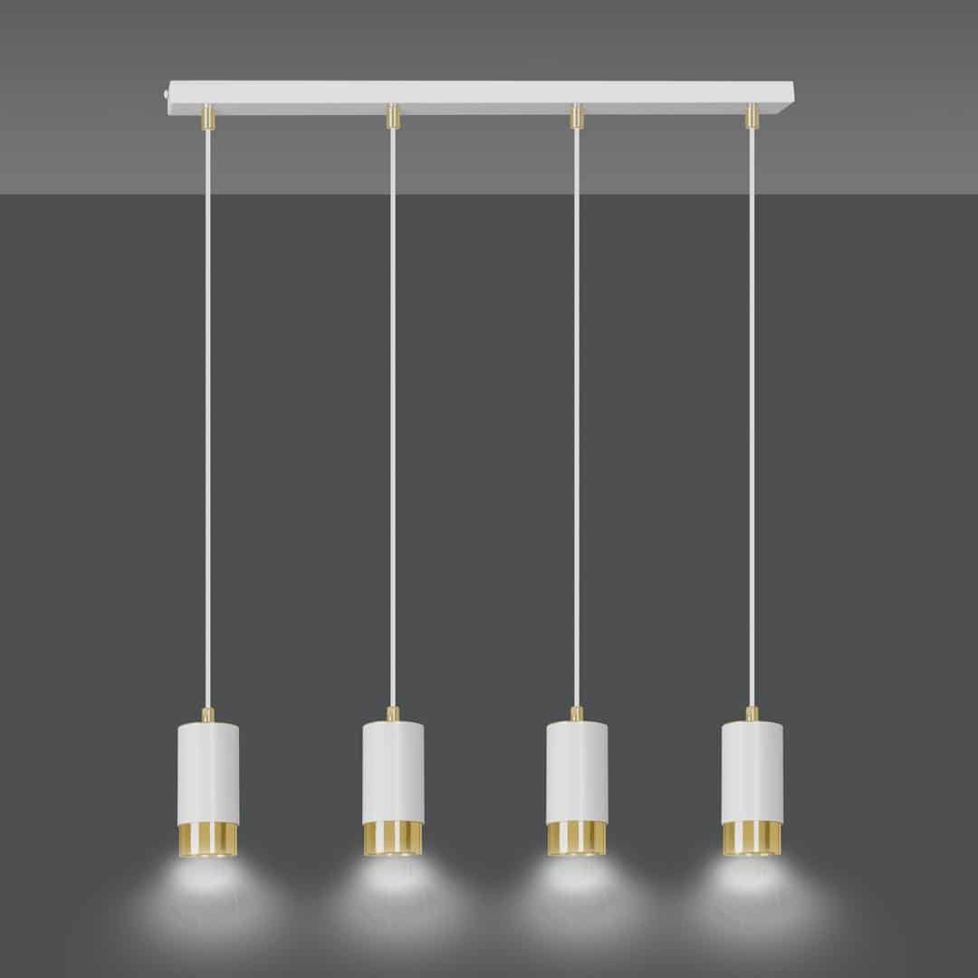 Hanglamp Fumiko 8211 Wit Goudkleur Hanglamp Fumiko 8211 Wit Goudkleur