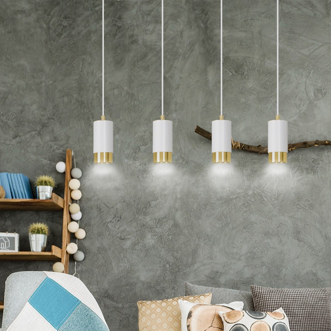 Hanglamp Fumiko 8211 Wit Goudkleur Hanglamp Fumiko 8211 Wit Goudkleur