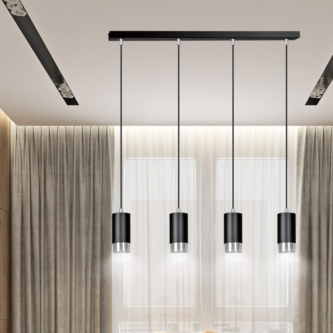 Hanglamp Fumiko 8211 Zwart Chroom