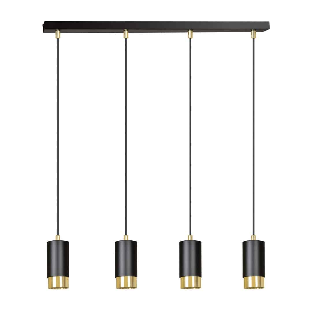 Hanglamp Fumiko 8211 Zwart Goudkleur Hanglamp Fumiko 8211 Zwart Goudkleur