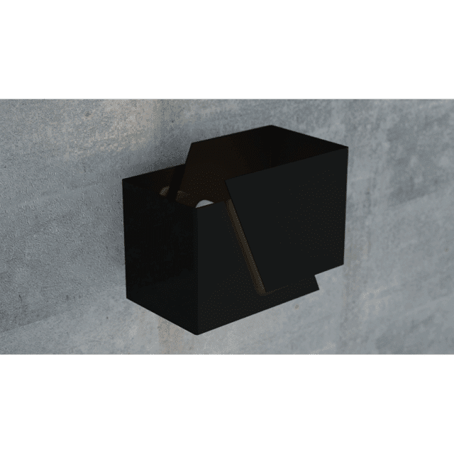 Wandlamp Frost 8211 Mat Zwart Metaal