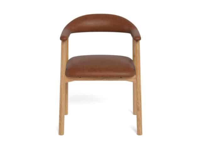 Eetkamerstoel Addi 8211 Pu Retro Brandy 8211 Geolied Eikenhout Minimale Bestelling 2 Stuks