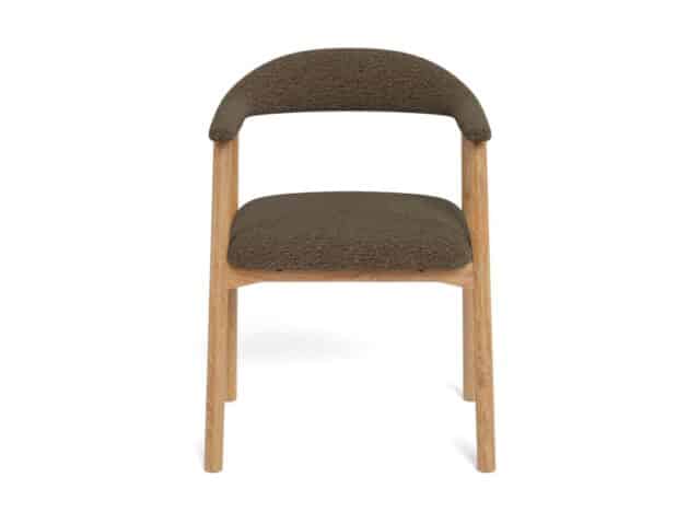 Eetkamerstoel Addi 8211 Stof Monza Taupe 8211 Geolied Eikenhout Minimale Bestelling 2 Stuks