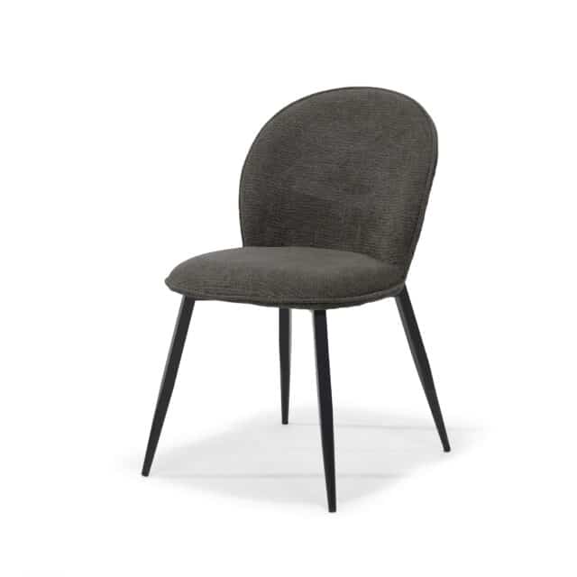 Eetkamerstoel Cuba 8211 Stof Aragon Antraciet 8211 Metaal