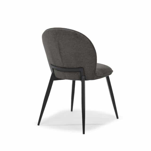Eetkamerstoel Cuba 8211 Stof Aragon Antraciet 8211 Metaal