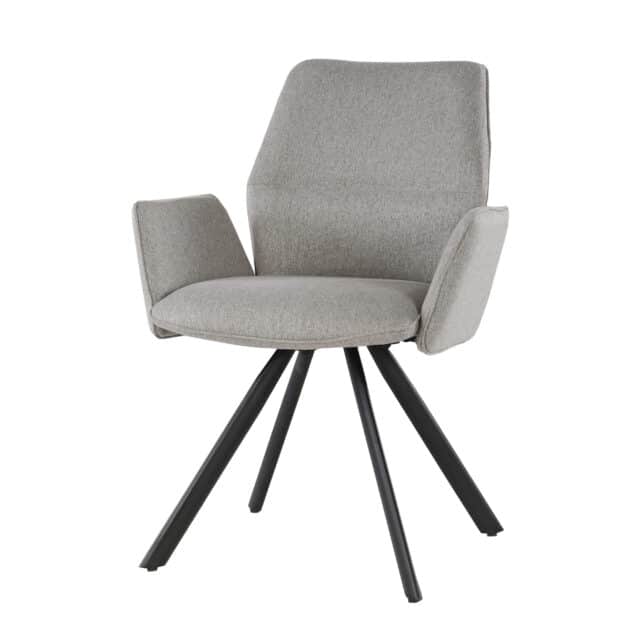 Eetkamerstoel Diana 8211 Stof Taupe 8211 Metaal Minimale Bestelling 2 Stuks