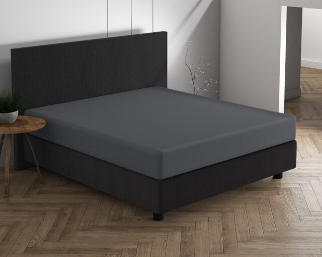 Dubbel Jersey 220 Gr Hoeslaken Antraciet 160 180 X 200 220