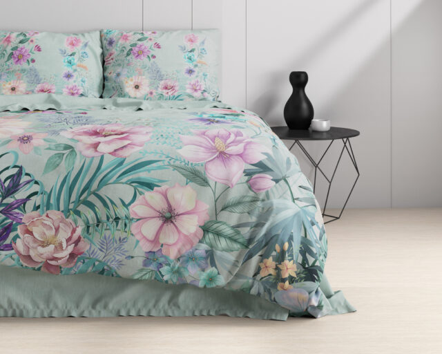 Flore Blauw 140 X 220