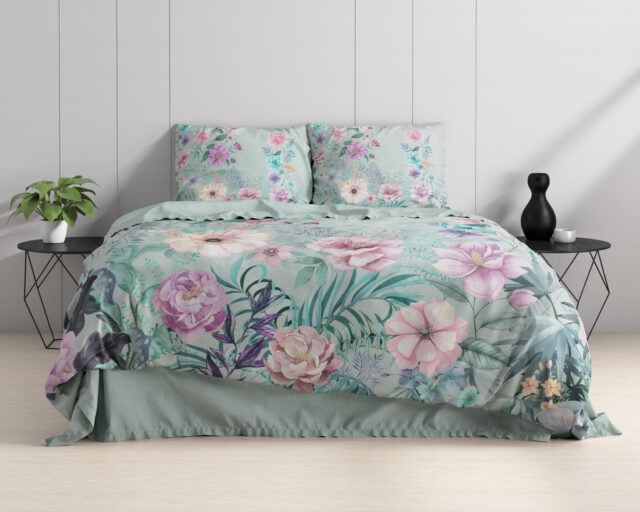 Flore Blauw 240 X 220