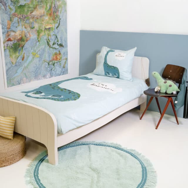 Ik Ben Een Dino Sore Blauw 140 X 220