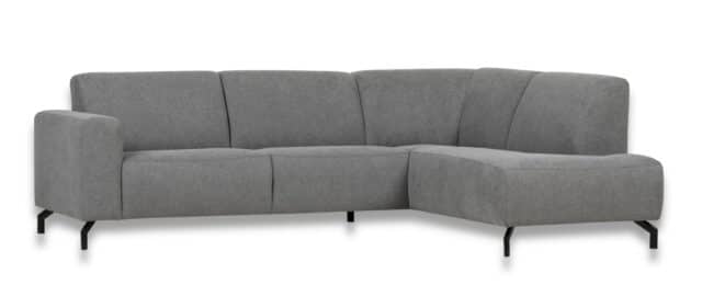 Zitcombinatie Aviano 8211 2 5 Vst Links Ottomane Vst Rechts 8211 Stof Lichtgrijs Bloq 167