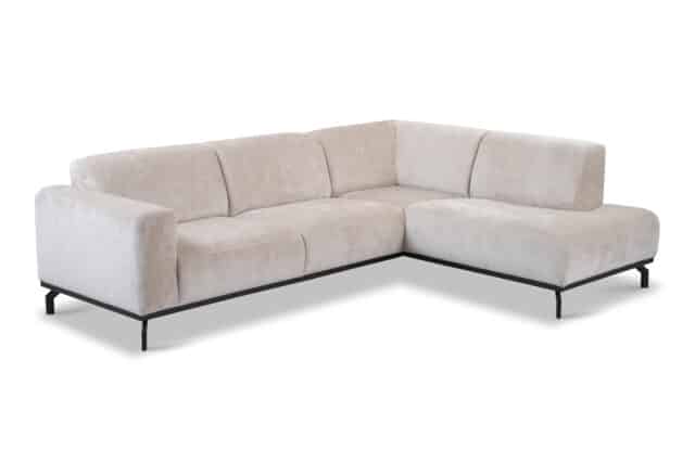 Zitcombinatie Avola 8211 2 5 Vst Links Ottomane Vst Rechts 8211 Stof Beige Aphrodite 3