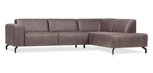 Zitcombinatie Bari 8211 2 5 Vst Links Ottomane Vst Rechts 8211 Stof Antraciet Kentucky 01