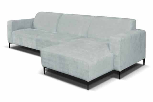 Zitcombinatie Ronald 8211 2 5 Vst Links Chaiselongue Vst Rechts 8211 Stof Lichtgrijs Cremona 81