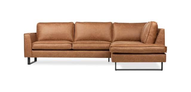 Zitcombinatie Turijn 8211 2 5 Vst Links Ottomane Vst Rechts 8211 Stof Cognac Missouri 03